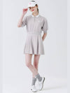 Volume sleeve golf dress BEIGE - MONBIRDIE GOLF - BALAAN 7