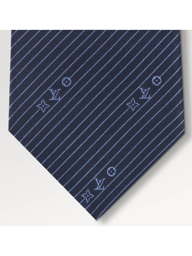 Monogram Diagonal Tie Navy - LOUIS VUITTON - BALAAN 4