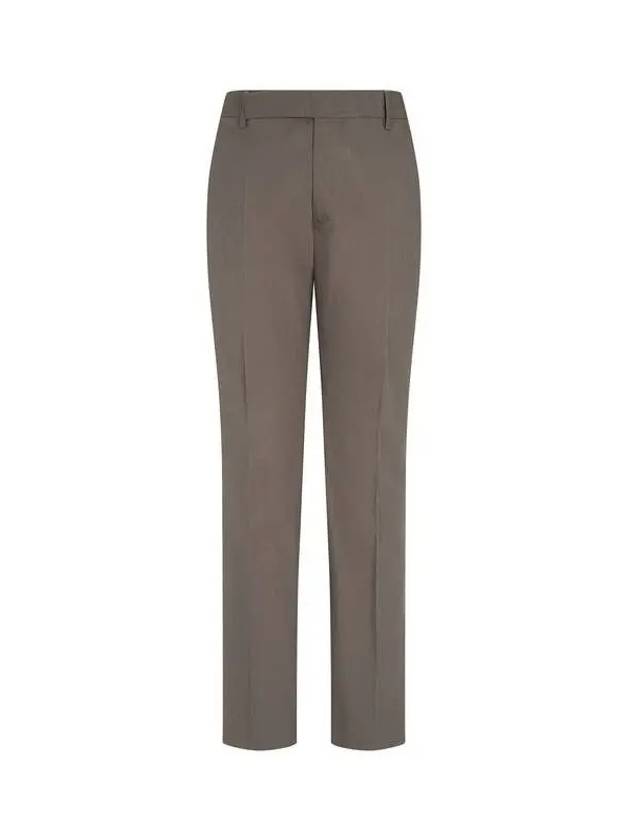 WOMEN Tapered Fit Chino Pants Warm Gray - RICK OWENS - BALAAN 1