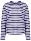 Striped Boat Neck T-Shirt MW3WE401 - P_LABEL - BALAAN 11