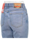 Denim Straight Pants Light Blue - DIESEL - BALAAN 11