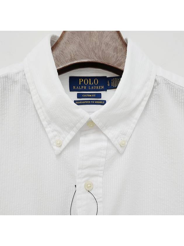 Embroidered Logo Sports Cotton Long Sleeve Shirt White - POLO RALPH LAUREN - BALAAN 6