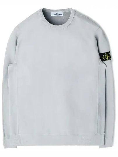 Wappen Patch Crew Neck Cotton Sweatshirt Grey - STONE ISLAND - BALAAN 2