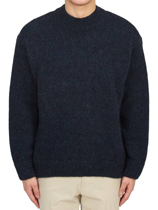 La Maille Pavane Knit Top Dark Navy - JACQUEMUS - BALAAN 3