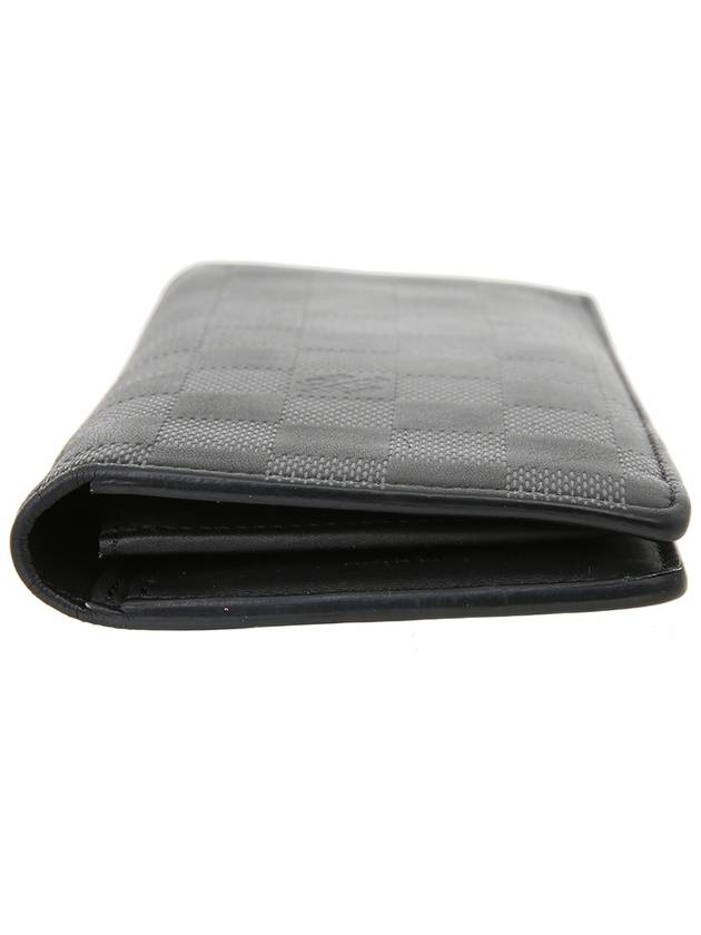 Damier Infini Onyx Brazza Long Wallet Black N60193 - LOUIS VUITTON - BALAAN 6