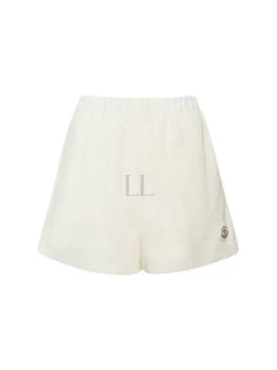 Women's Terrycloth Shorts White - MONCLER - BALAAN 2