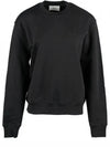 Embroidered Heart Logo Sweatshirt Black - AMI - BALAAN 2