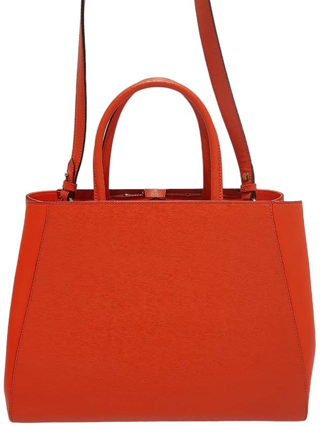 Women s 8BH250 Red Leather Toujour Tote Bag Strap - FENDI - BALAAN 4