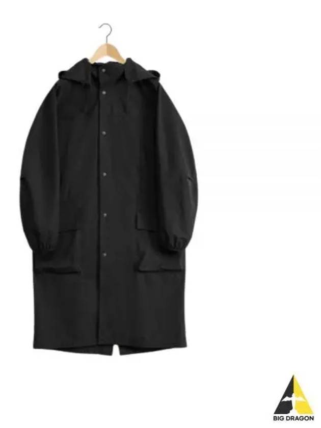 Water Repellent Hooded Parka Black - LEMAIRE - BALAAN 2