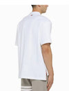 RWB Pocket Interlock Cotton Short Sleeve Polo Shirt White - THOM BROWNE - BALAAN 5