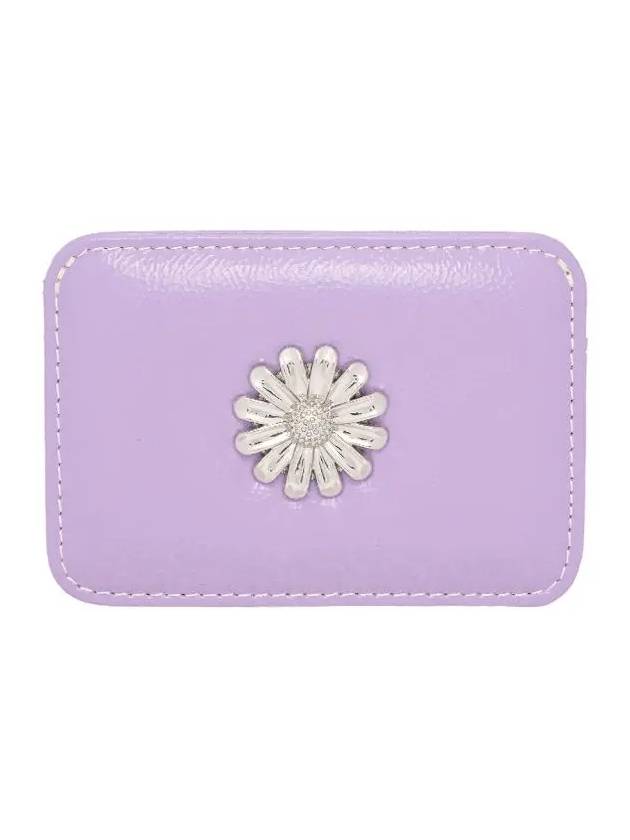 Daisy Slim Mini Transportation Card Wallet Lavender - LE MASQUE - BALAAN 1