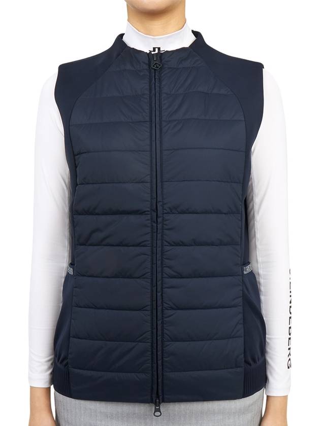 Women's Keisha Golf Padded Vest Navy - J.LINDEBERG - BALAAN 2