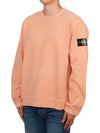 70% Recycled Cotton Fleece Tinto Terra Sweatshirt Pink - STONE ISLAND - BALAAN 3