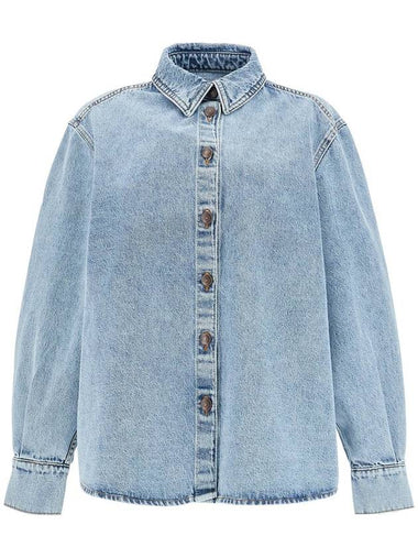 denim oversized shirt for women - MAGDA BUTRYM - BALAAN 1