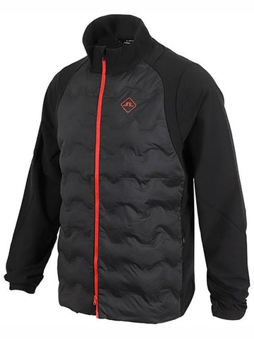 Dexter Hybrid Padded Zip-Up Jacket Black - J.LINDEBERG - BALAAN 1