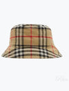 Check Cotton Bucket Hat Beige - BURBERRY - BALAAN 2