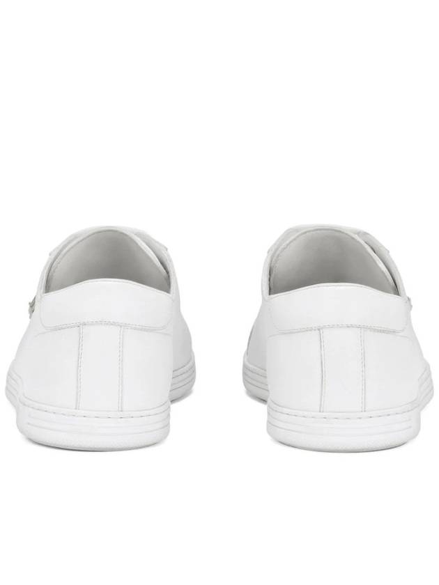 Saint Tropez Calfskin Sneakers White - DOLCE&GABBANA - BALAAN 4