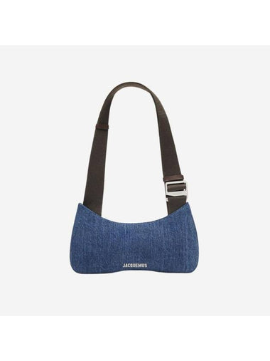 Le Bisou Grosgrain Buckled Shoulder Bag Blue - JACQUEMUS - BALAAN 1