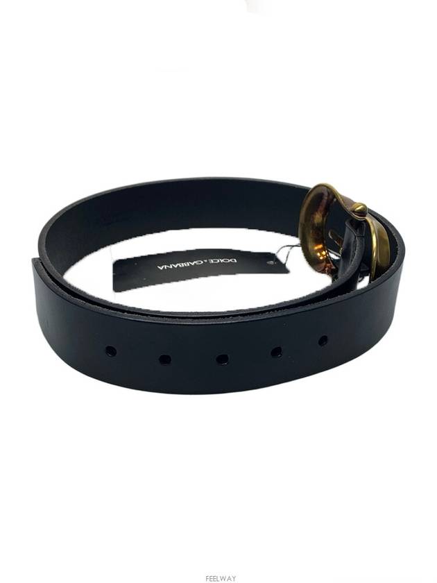 Vintage Buckle Belt Black - DOLCE&GABBANA - BALAAN 6