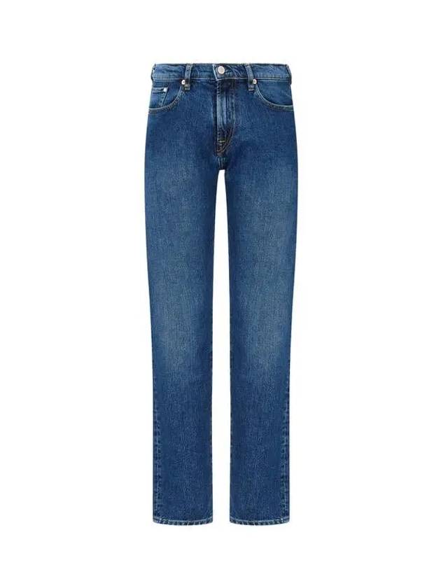 PS Back Patch Tapered Denim Pants Indigo - PAUL SMITH - BALAAN 1