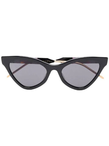 Eyewear Women's Cat Eye Tinted Lens Sunglasses Black - GUCCI - BALAAN 1