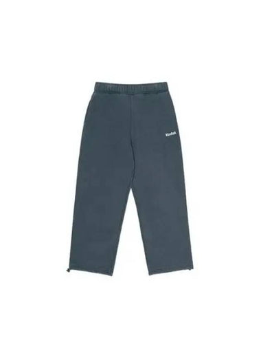 KODAK Apparel Rainbow Semi Overfit Snow Washing Brushed String Jogger Pants NAVY - KODO - BALAAN 1