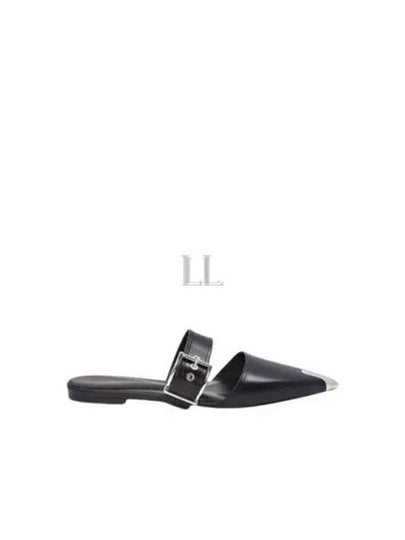 Punk Flat Mules Black - ALEXANDER MCQUEEN - BALAAN 2