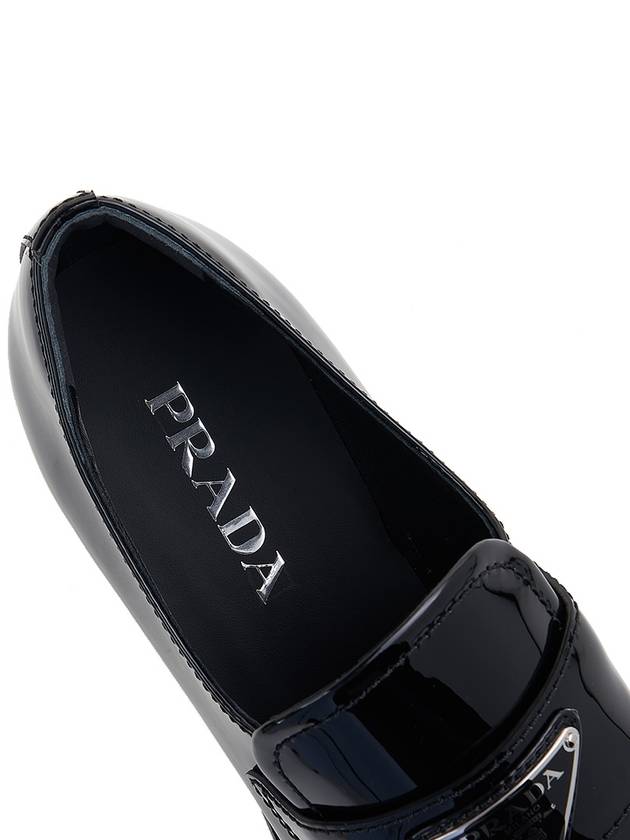 Patent Leather Loafers Black - PRADA - BALAAN 8