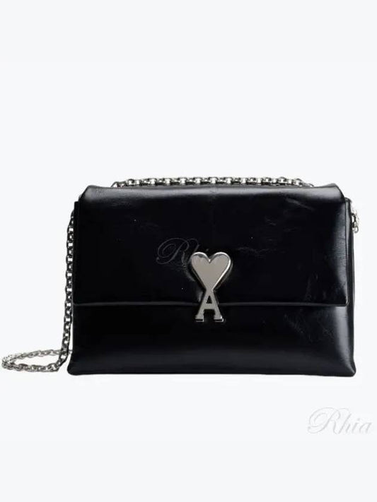 Voulez Vous Shoulder Bag Black - AMI - BALAAN 2