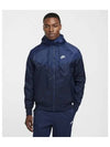 Sportswear Woven Windrunner Hooded Jacket M Obsidian Midnight Navy DA0002 452 - NIKE - BALAAN 2