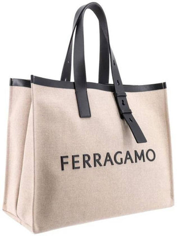 Tote Bag 241298 764873 Beige - SALVATORE FERRAGAMO - BALAAN 1