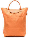 Le Pliage Green Medium Tote Bag Orange - LONGCHAMP - BALAAN 1