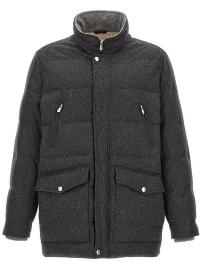 Brunello Cucinelli Long Hooded Down Jacket - BRUNELLO CUCINELLI - BALAAN 2