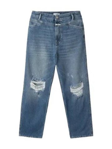 Loose Denim Pants Mid Blue Jeans - CLOSED - BALAAN 1