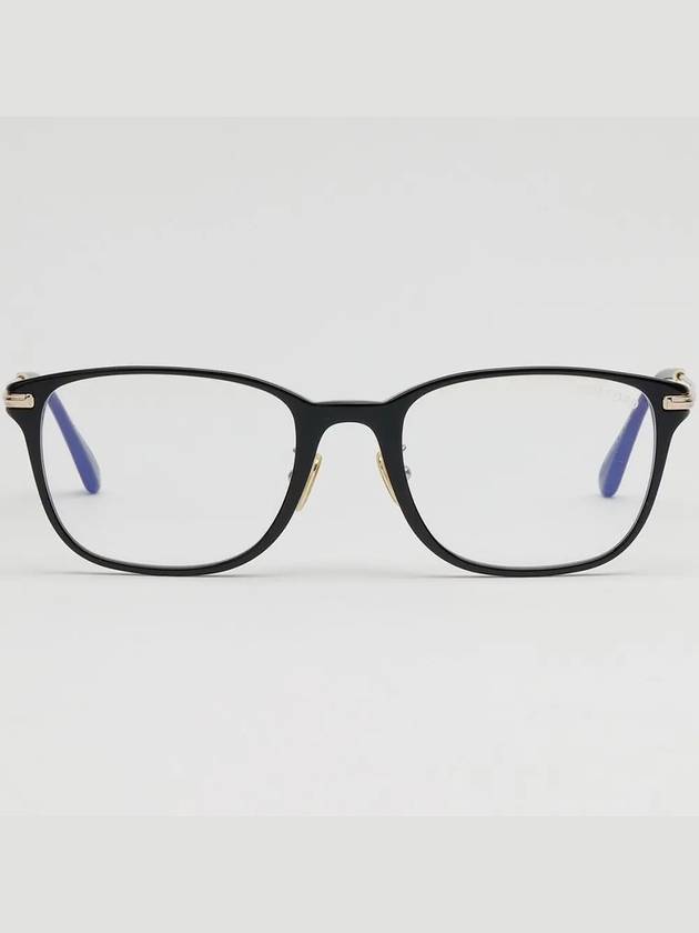 Blue light blocking glasses frame TF5715DB 005 horn rim Asian fit - TOM FORD - BALAAN 3