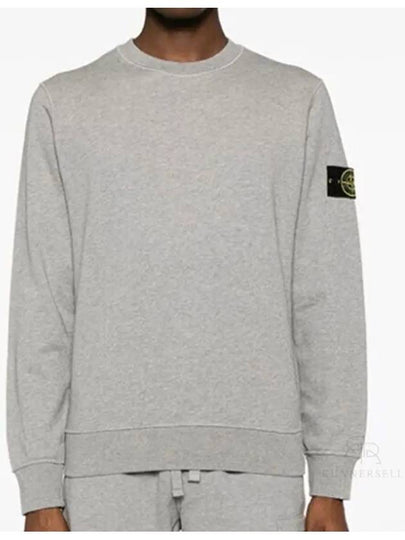 Wappen Patch Garment Dyed Sweatshirt Grey - STONE ISLAND - BALAAN 2