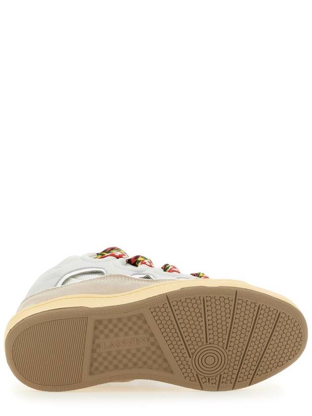 Curb Leather Low Top Sneakers White - LANVIN - BALAAN 8