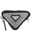 Crystal Mini Pouch Chain Belt 1CC514 2D0I F0T7O - PRADA - BALAAN 2