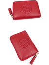 Soho Zipper Tassel Half Wallet Red - GUCCI - BALAAN 3