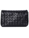 Intrecciato Mini Cross Bag Black - BOTTEGA VENETA - BALAAN 6