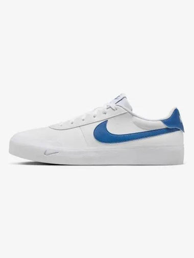 Court Shot Low-Top Sneakers White Blue - NIKE - BALAAN 1