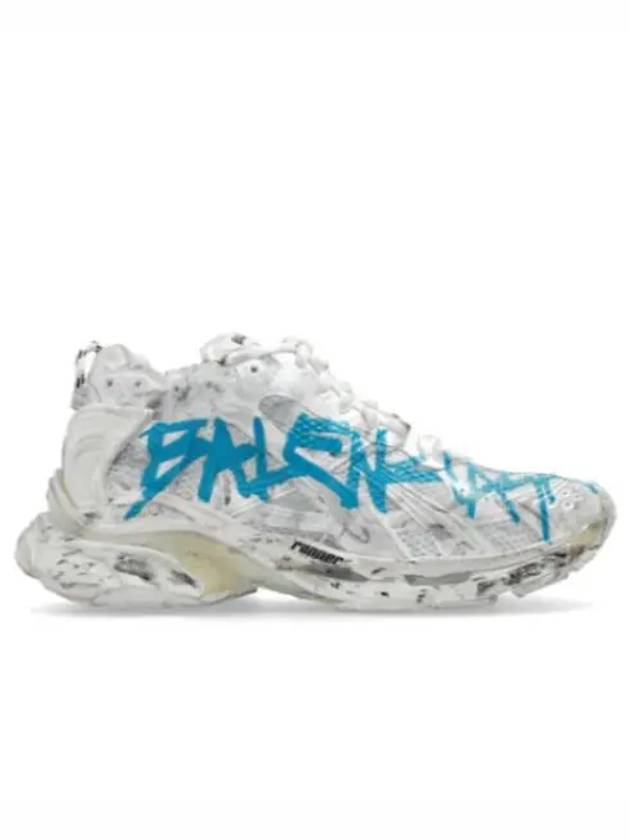 Runner Graffiti Low Top Sneakers White - BALENCIAGA - BALAAN 2