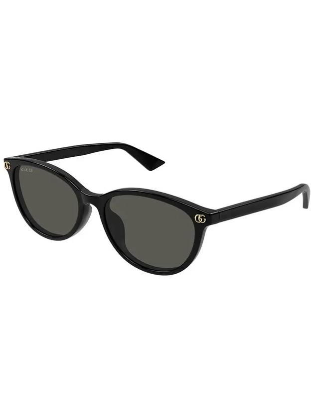 Eyewear GG Logo Square Sunglasses Black Grey - GUCCI - BALAAN 3