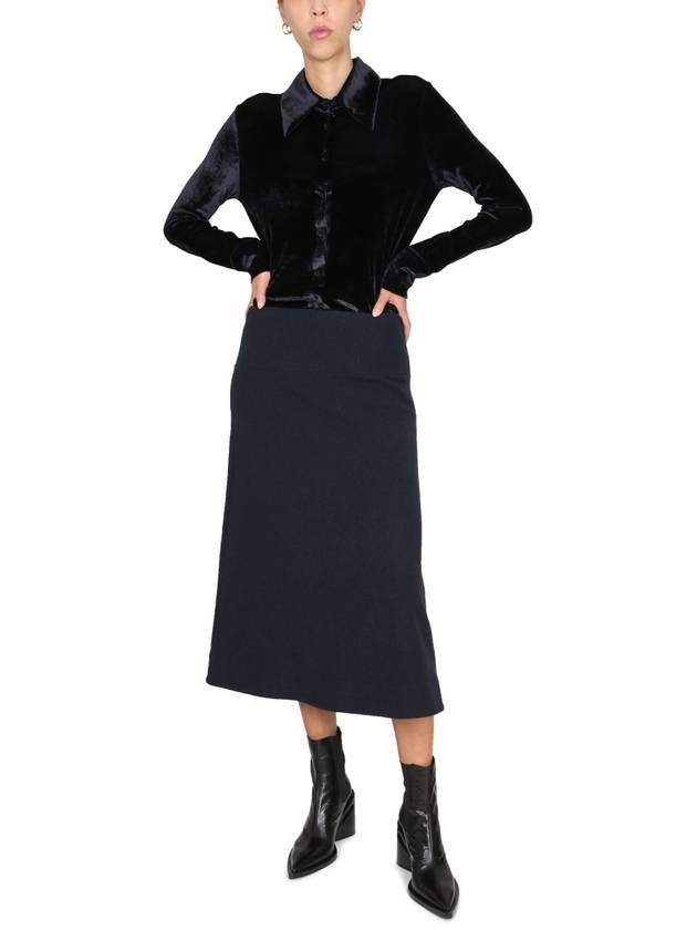 Wool Skirt J02MA0028J40016401 B0040185482 - JIL SANDER - BALAAN 1