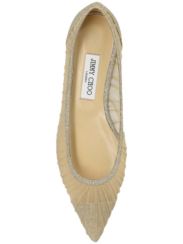 Jimmy Choo Ballet Flats ‘Love’, Women's, Gold - JIMMY CHOO - BALAAN 6