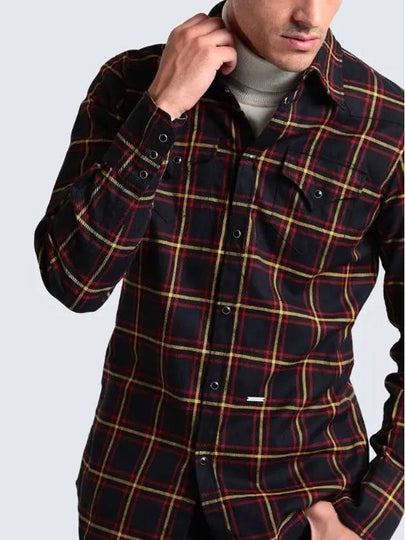 T99 Dsquared Flannel Men s Shirt S74DM0457S52983 - DSQUARED2 - BALAAN 2