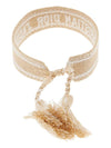 Embroidered Logo Bracelet Set Beige - DIOR - BALAAN 6