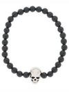 Skull Bracelet Black - ALEXANDER MCQUEEN - BALAAN 2