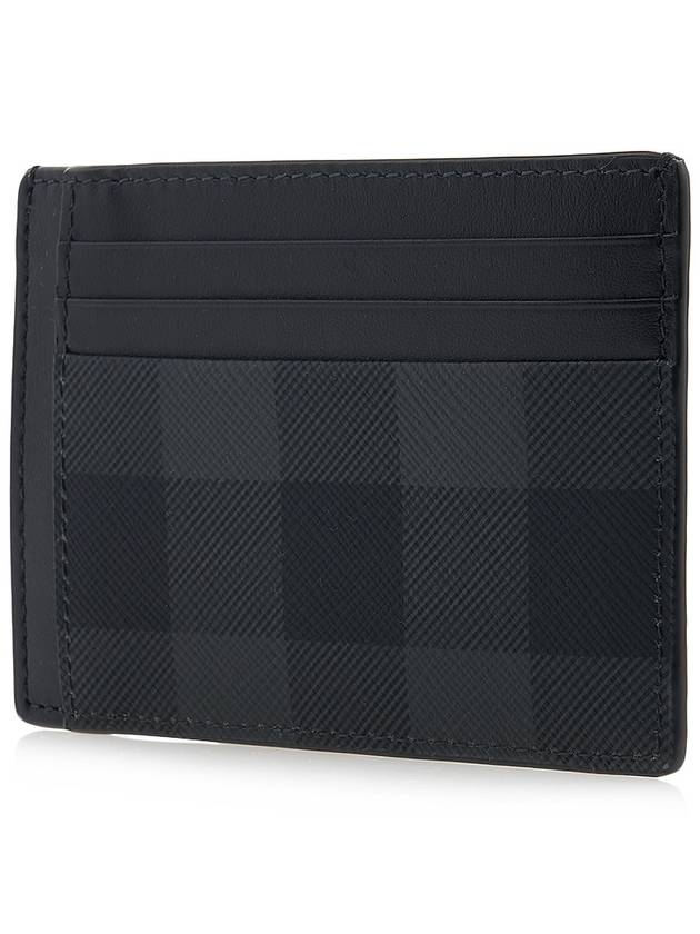 Check Money Clip Card Wallet Grey - BURBERRY - BALAAN 3