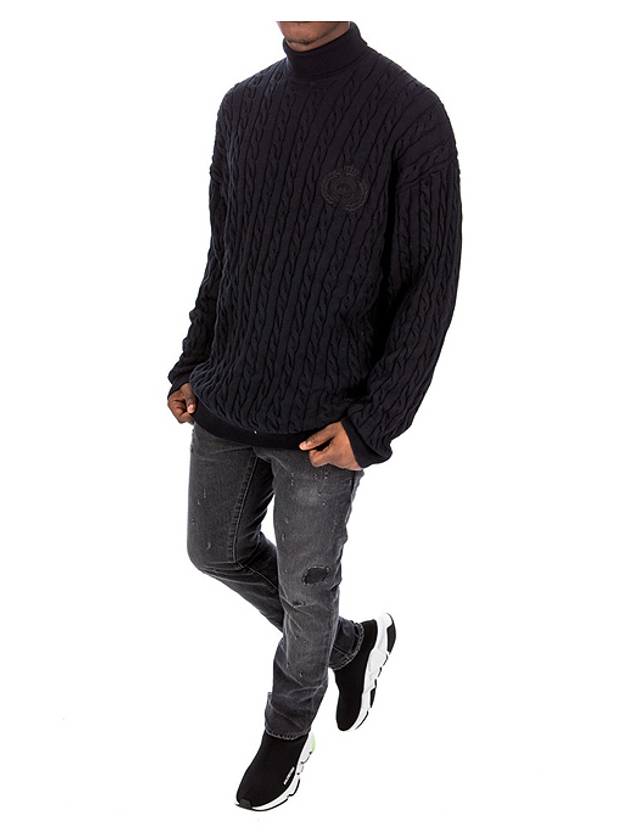 Overfit cable turdle neck knit 657335T31961000 - BALENCIAGA - BALAAN 5